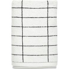 Mette Ditmer Boligtekstiler Mette Ditmer Tilestone Badehåndklæde Sort, Hvid (100x50cm)