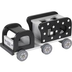 Kids Concept Star Wooden Shape Sorter Truck Black