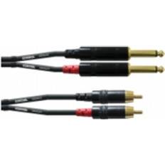 Cordial CFU PC 2x6.3mm - 2xRCA 1.5m