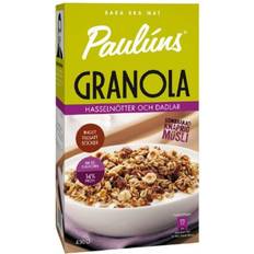 Paulúns Flingor, Müsli & Gröt Paulúns Granola Hasselnötter & Dadlar 450g