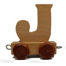 Billig Tog Bino Wooden Train Letter J