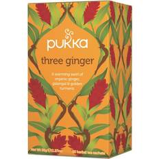 Ingefær Te Pukka Three Ginger 20stk