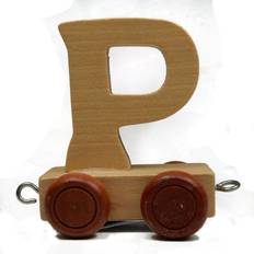 Wooden Train Letter P