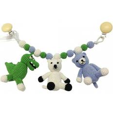 NatureZoo Trolley Mobile Mr. Crocodile, Sir Polarbear & Mr. Teddy