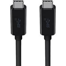 Deltaco USB C-USB C - USB-kabel Kablar Deltaco USB C - USB C 3.1 1m