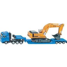 Siku Spielsets Siku Heavy Haulage Transporter with Flat Bed Trailer 1847