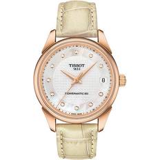 Rose Gold Wrist Watches Tissot Vintage Automatic Powermatic 80 Lady (T920.207.76.116.00)