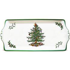 Säker för frys Serveringsbricka Spode Christmas Tree Serveringsbricka
