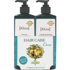 Hårprodukter A'kin Rosemary Shampoo & Avocado & Calendula Conditioner Duo 2x500ml