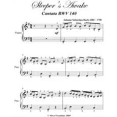 E-Books Sleeper's Awake Cantata Bwv 140 Easy Piano Sheet Music (E-Book, 2015)