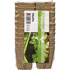 Plast Urtepotter Nelson Garden Firkantet Fiberpot 20 stk. Urtepotte