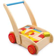 Gåvogner Legler Training Walker Toy Blocks