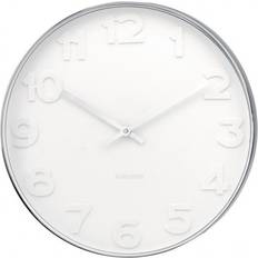 Karlsson Mr.White Numbers Reloj de pared 37.5cm