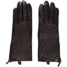 Fårskinn Handskar MJM Glove Lucille W Quilted Sheepskin - Black