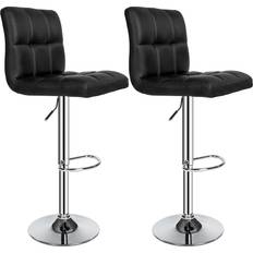 Cuir Tabourets de bar tectake Tony Tabouret de bar 114cm 2pcs