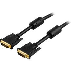 Deltaco DVI-I - DVI-I Dual Link 3m