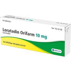 Loratadin Receptfria läkemedel Loratadin Orifarm 10mg 14 st Tablett