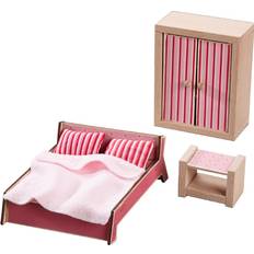 Haba Little Friends Dollhouse Furniture Master Bedroom 301988