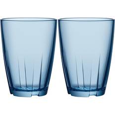 Blåa Tumblerglas Kosta Boda Bruk Large Blue Tumblerglas 35cl 2st