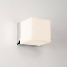 Astro Cube Chrome Vägglampa