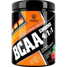 Mansikka Aminohapot Swedish Supplements BCAA Engine 4:1:1 Strawberry Midsummer 400g