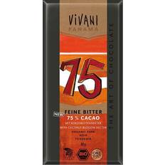 Vivani Chocolates Vivani Chocolate Negro 75% Azucar de Coco Bio Vegan 80g 80g