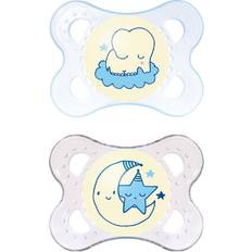 Mam napp 0 6 Mam Night Glow in the Dark 0-6m 2-pack