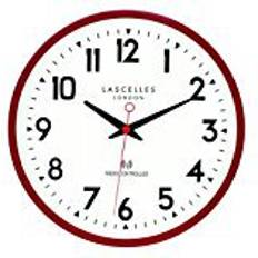 Red Wall Clocks Roger Lascelles Radio Controlled Wall Clock 36cm