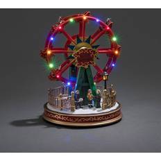 Plast Julbyar Konstsmide Mekaniskt Parishjul LED Julby 29cm