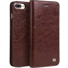 Qialino Mobiltilbehør Qialino Classic Leather Wallet Case (iPhone 7 Plus)