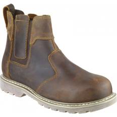 Brown Work Shoes Amblers FS165 SRA Safety Shoe - Brown