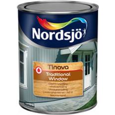 Nordsjö Lasyrfärger - Utomhusfärger Målarfärg Nordsjö Tinova Traditional Window Lasyrfärg Vit 1L