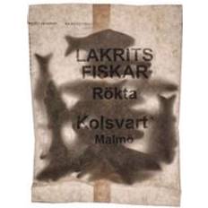 Lakrits på rea Kolsvart Licorice Smoked Fish 120g