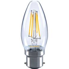 Sylvania Bombilla vela LED B22 4,5W 827 transparente