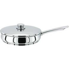 Stainless Steel Saute Pans Stellar 1000 with lid 24 cm