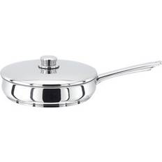 Stainless Steel Saute Pans Stellar 1000 with lid 26 cm