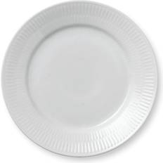 Royal copenhagen white Royal Copenhagen White Fluted Assiett 19cm