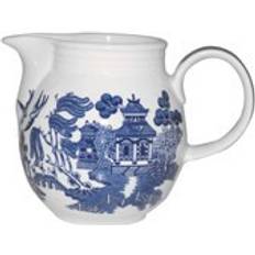 Blue Cream Jugs Churchill Blue Willow Cream Jug 0.85L