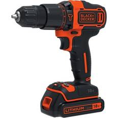 Black & Decker Batteri Borrmaskiner & Borrhammare Black & Decker BDCHD18KB2 (2x2.0Ah)