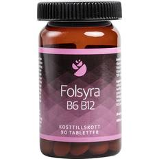 B6 vitaminer Bringwell Folsyra B6 B12 90 st