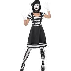 Smiffys Lady Mime Artist Costume