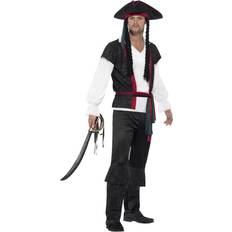 Smiffys Costume Capitaine Pirate Homme Noir