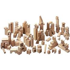 Haba Blocchi di Legno Haba 102 Pz Set Base Di Blocchi Da Costruzione Extra Large 001077