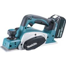 Makita Pialle Elettriche Portatili Makita Akku-Hobel DKP180RTJ 2 x 5.0 Ah + DC18RC + L