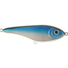 Strike Pro Buster Jerk Shallow Runner 15cm Blue/Chrome