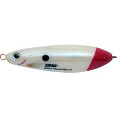 Rapala Minnow Spoon Rattlin Vass 8cm Pearl White Red Tail PWRT