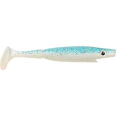 6 Fiskedrag Strike Pro Piglet Shad 10cm Baby Blue Shad 6-pack