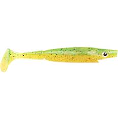 6 Fiskedrag Strike Pro Piglet Shad 10cm Fire Perch 6-pack