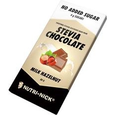 Nutri-Nick Stevia Chocolate Milk Chocolate with Hazelnuts 80g