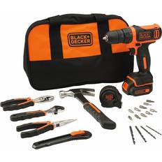 Black & Decker Taladro atornillador BDCDD12HTSAQW 10,8V 1B1,5AH 14 Accesorios Bolsa